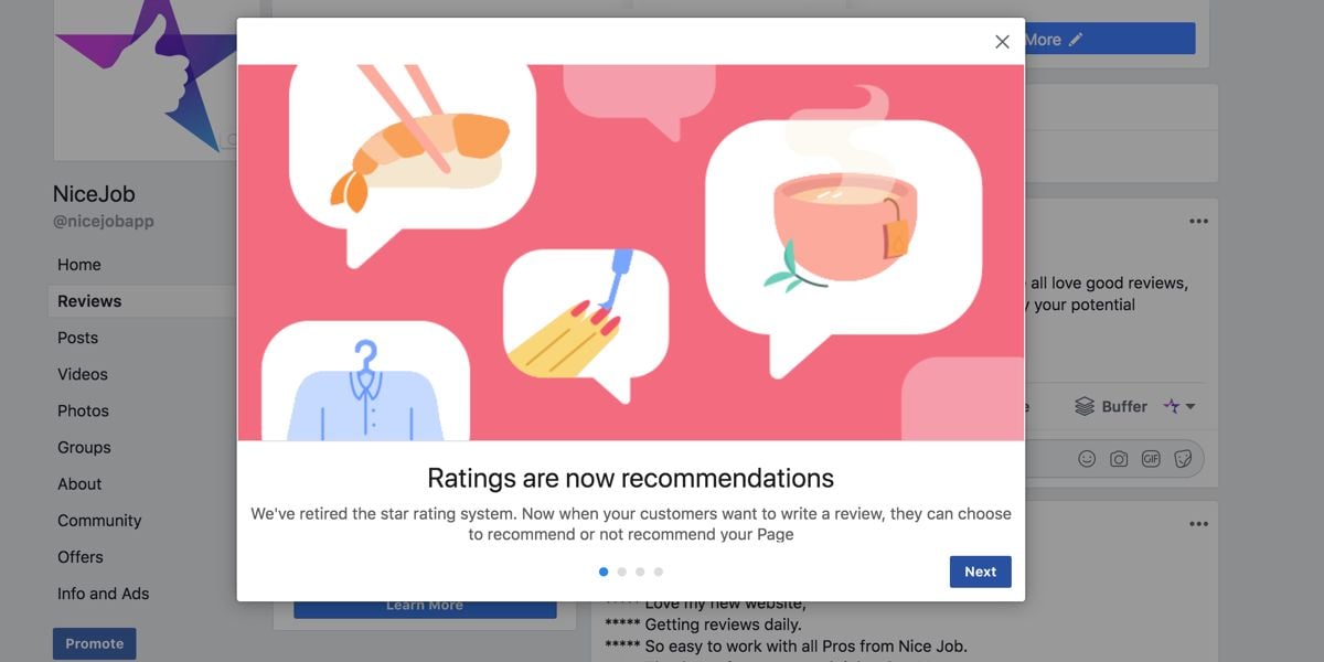 facebook reviews and ratings